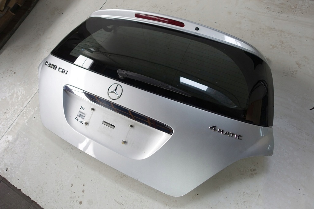 фото №4, Mercedes w251 крышка багажника задняя задняя 775 r-klasa комплект