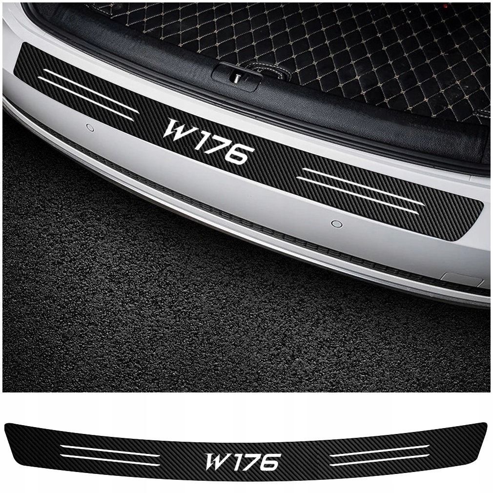 фото №1, Наклейка пленка защитная бампер mercedes a w176