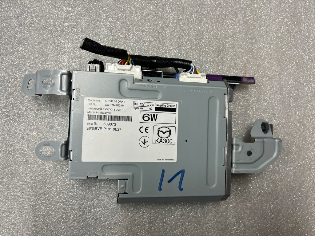 фото №1, Mazda 6 gl модуль підсилювач тюнер радіо rok 2019 gbvr66drxb