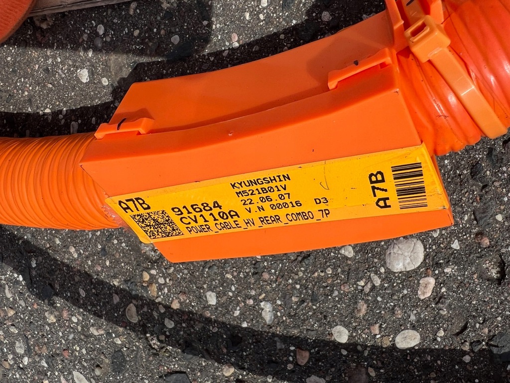 фото №8, Разъём зарядки kia ev6_91684_cv110a жгут трубопровод oryg