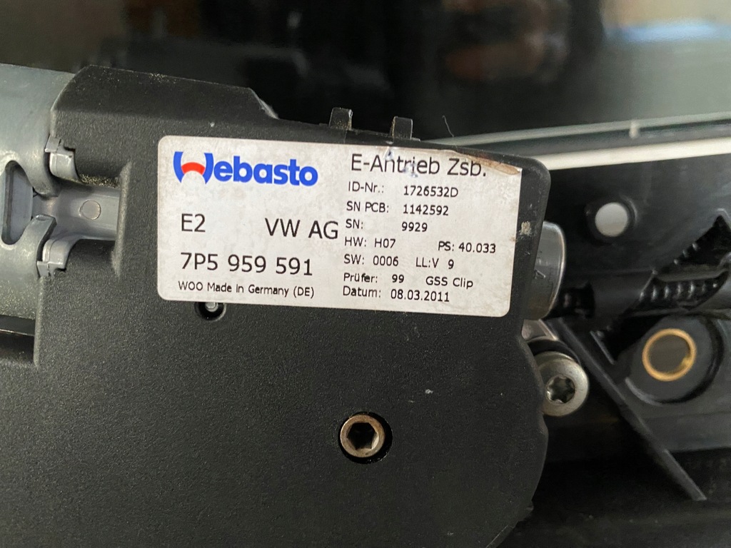 фото №10, Люк крыша панорама cayenne 7p 7p5 7p5877255 7p5959591 7p5877021