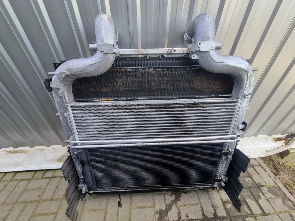 фото №1, Комплект радиатор woda интеркулер кондиционер радиатор жидкость daf xf 106