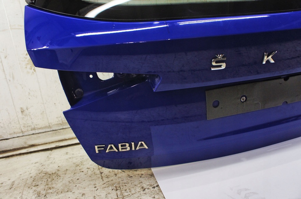 фото №9, Qw118 skoda fabia iv 21- ^ крышка багажника багажника стекло 23r blue хэтчбек