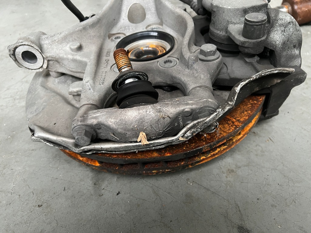 фото №7, Підвіска mcperson лівий поворотний кулак привідний вал важіль ліва передня volvo v90