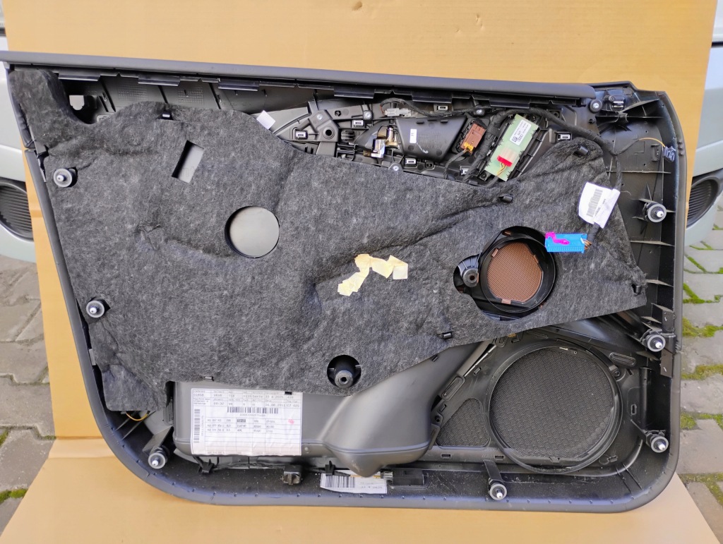 фото №11, Audi a6 c7 4g clean оббивка обшивка двері перед правий шкіра коричневий drewno оригінальний номер