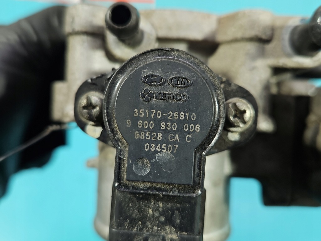 фото №6, Дроссельная заслонка hyundai i10 i 35150-03000 35170-26910 1.2 16v