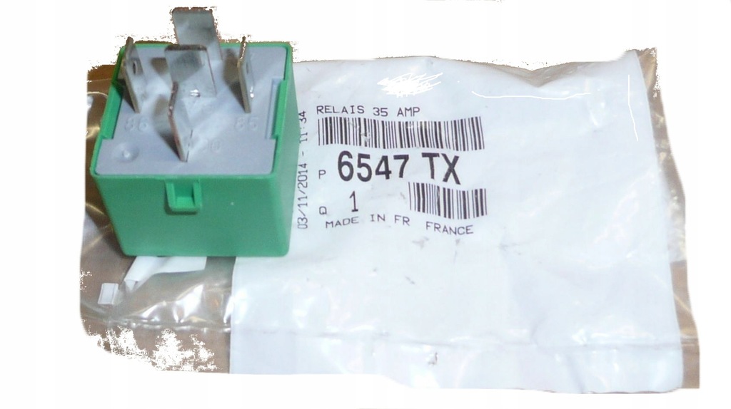 фото №1, Реле вентилятора citroen peugeot 5 pin oryg.