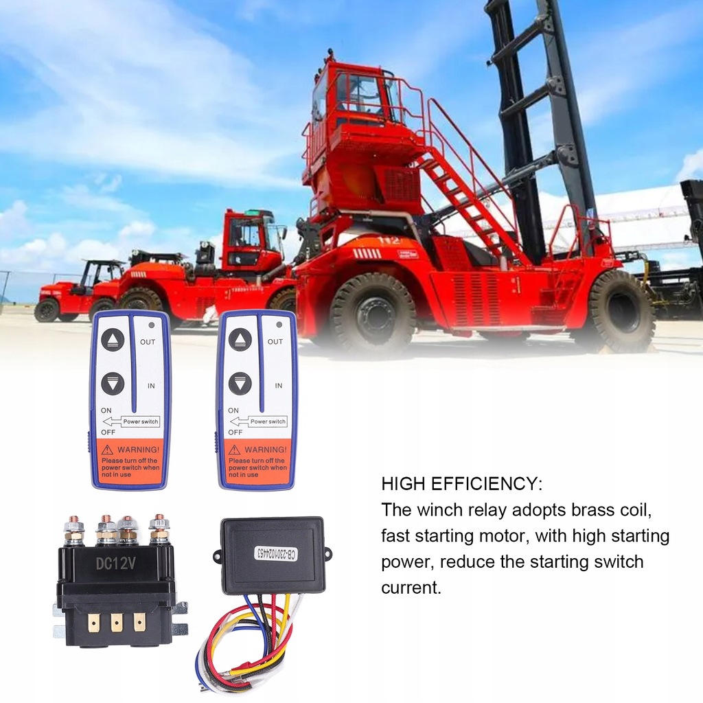 фото №5, Набор реле лебёдка 12v 250a