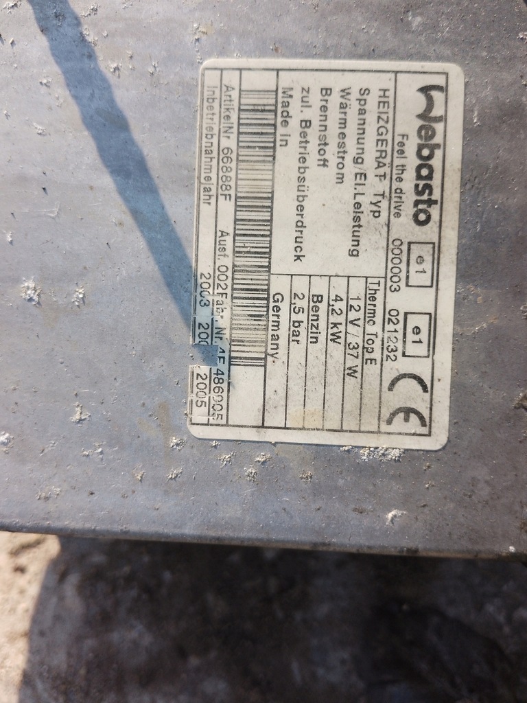 фото №4, Megane 2 2.0 обігрівач webasto