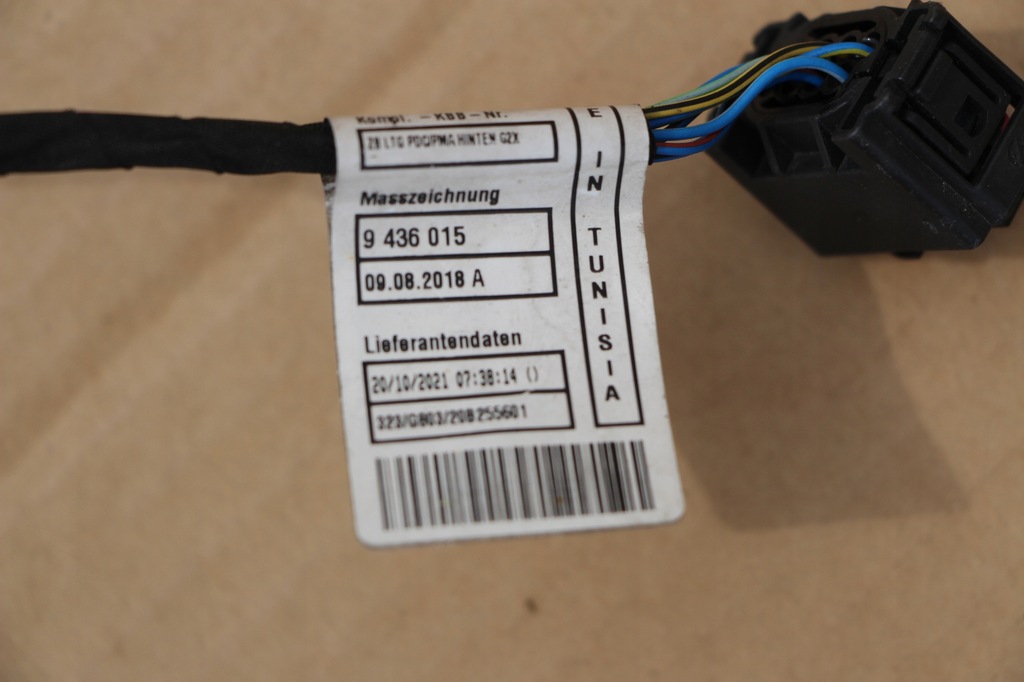 фото №6, Джгут бампера задня електропроводка датчиків pdc bmw 3 g21 g20 na 6 pdc 2018+