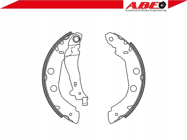 фото №2, Abe c01002abe набор колодка тормозных