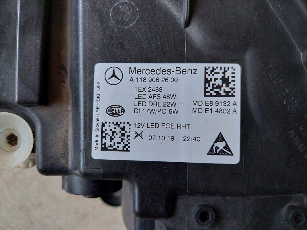Правый  фара - full led - mercedes cla w118 Киев