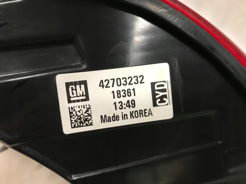 фото №5, Opel ampera e / chevrolet bolt лампа задня ліва led