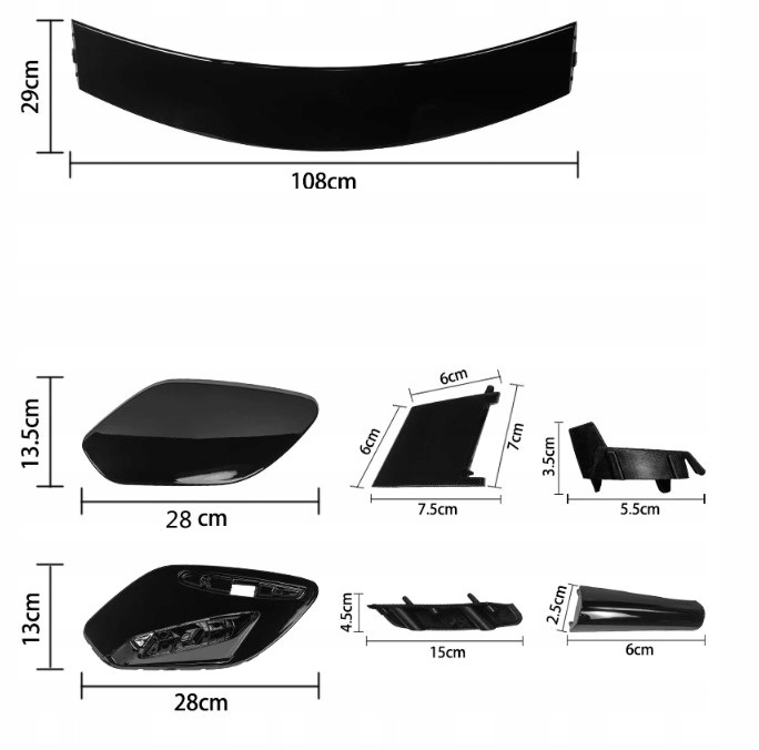 фото №7, Спойлер задний крышки mercedes w177 образец amg