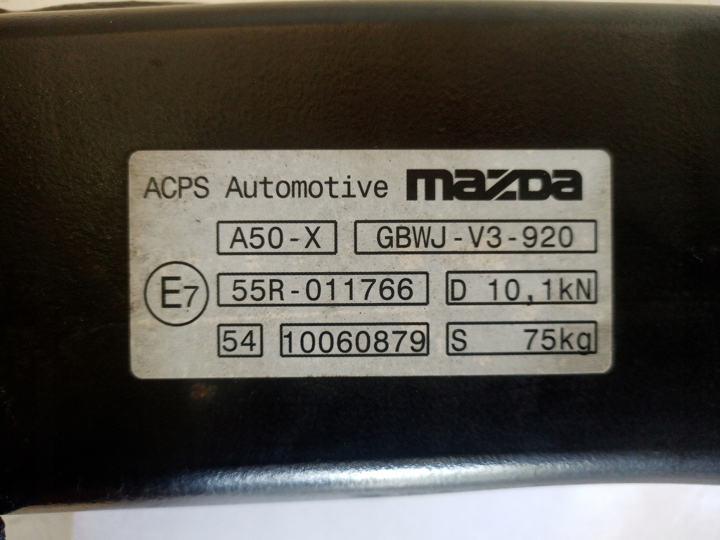 фото №9, Оригінальний hak буксирувальний mazda 6 gh kombi gbwj-v3-920