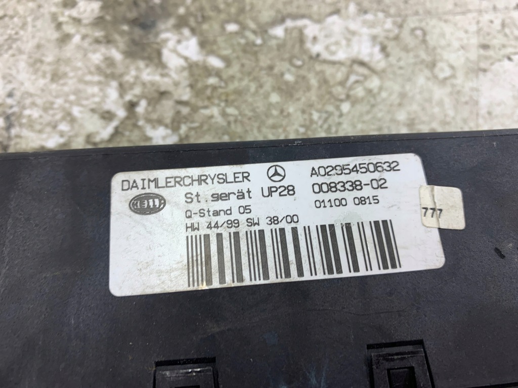 фото №5, Блок управления mercedes w203 w208 a0295450632
