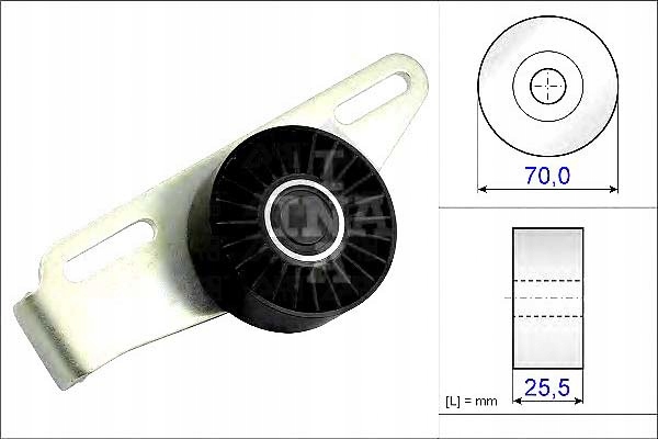 фото №2, Ролик натяжна ремінь багатореберний dacia dokker d