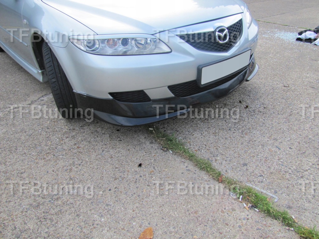 Купити Спойлер накладка бампера перед mazda 6 2002-2005 tfb тюнінг