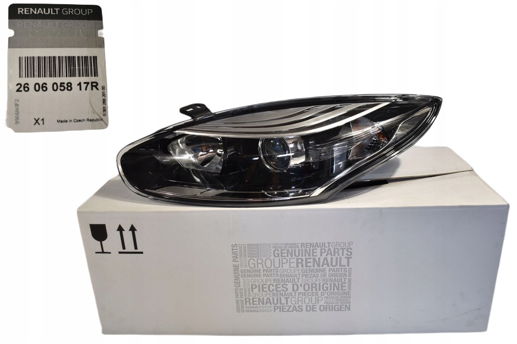 фото №1, Лампа фара левый megane iii 260605817r