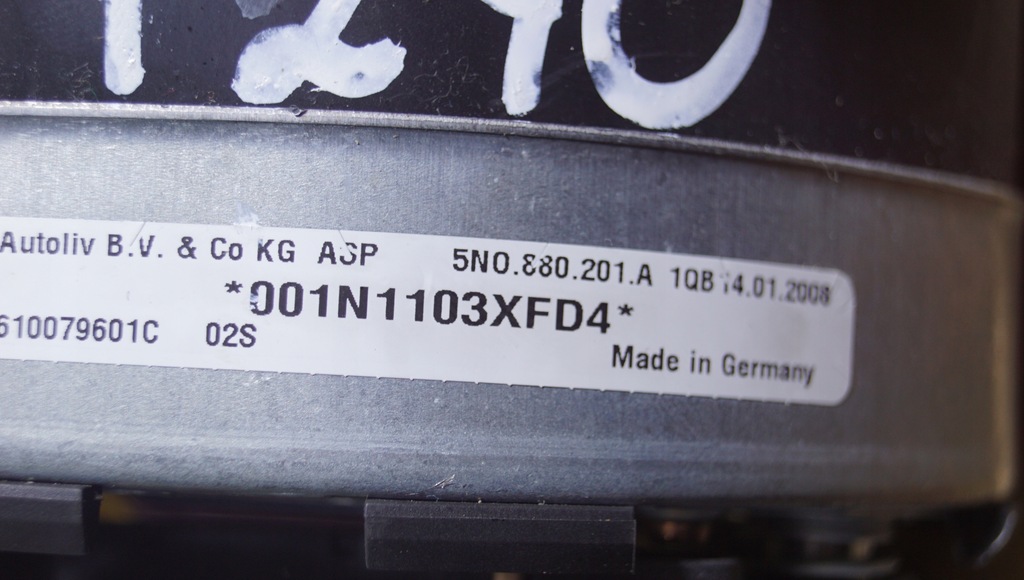 фото №12, Подушка подушка безопасности водителя volkswagen оригинальный номер 5n0880201a