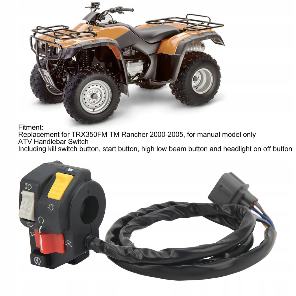 фото №10, Premium переключатель na руль atv quada 2500-4500 lbs dragon winch