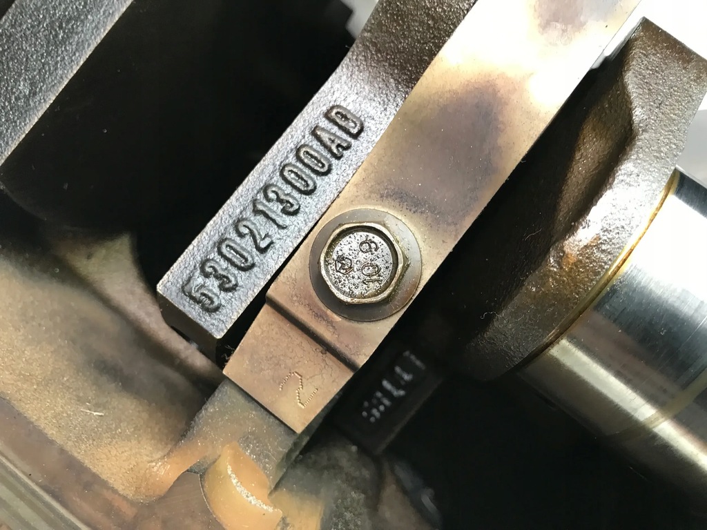 фото №16, Jeep grand cherokee 5,7 hemi tnxe 6 2005 блок двигуна wał колінчастий вкладиші