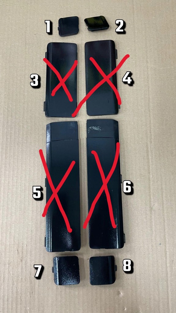 фото №1, Honda cr-v iii заглушка рейлинг накладки крышный