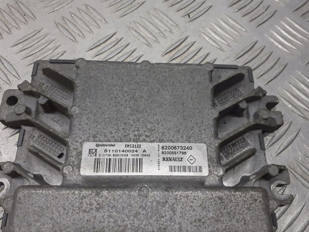 фото №3, Блок управления бортовой компьютер двигателя renault thalia ii 1.4