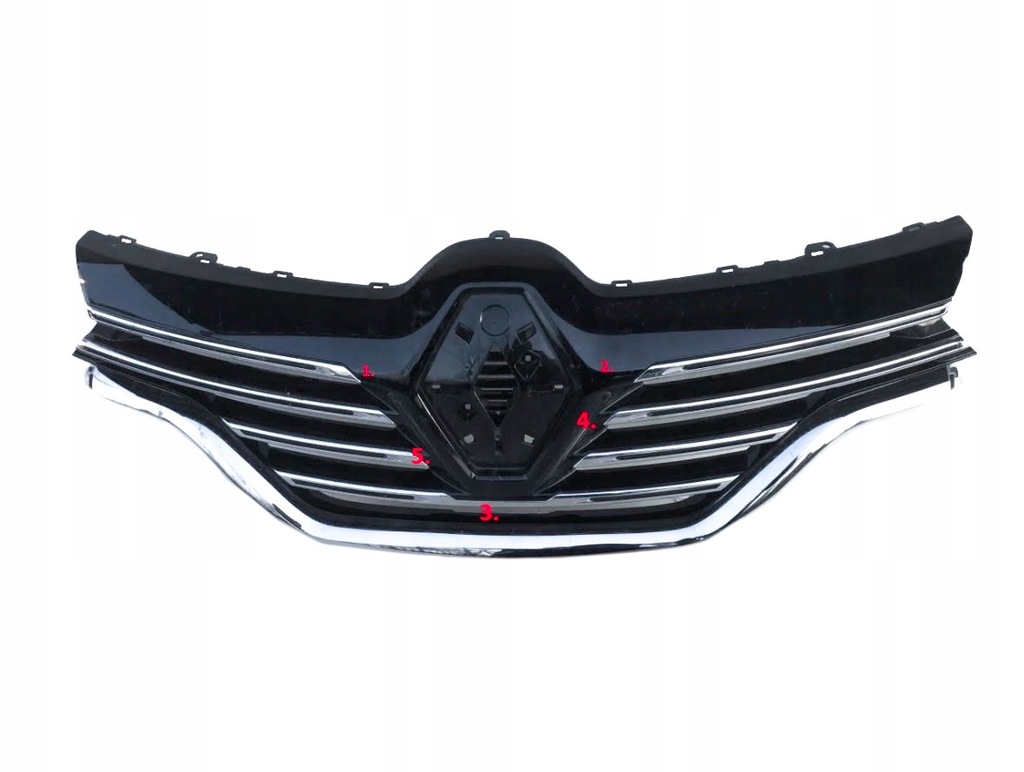 фото №4, Renault espace v решётка радиатора хром правый нижний 2014-