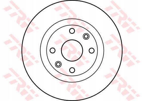 фото №3, Тормозные диски тормозные колодки перед trw renault kangoo d 55 1.9