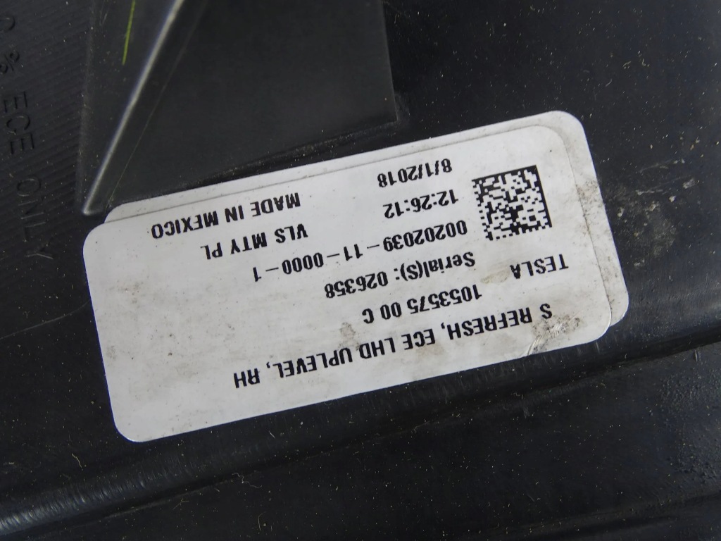 Фара перед передняя правый  tesla s рестайлинг  full led Цена