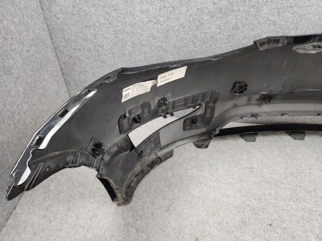 Бампер передний перед - tesla model y чёрный black 2020-2025 Оригинал