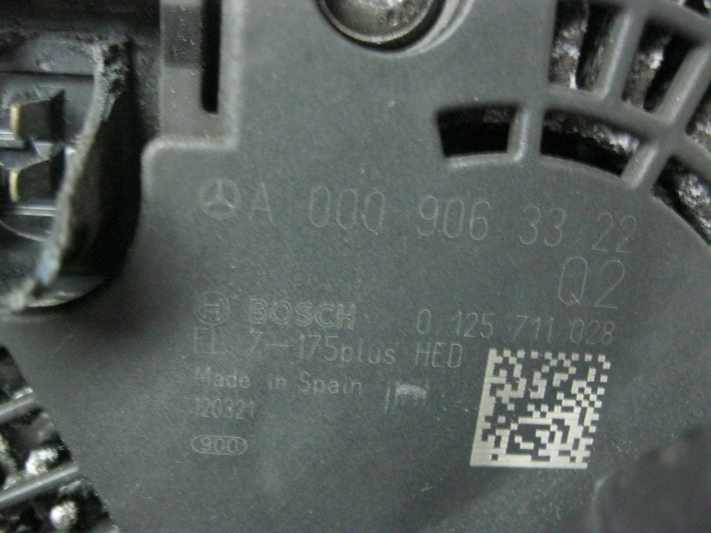 фото №5, Генератор a0009063322 mercedes a w176 w246 1.8 cdi