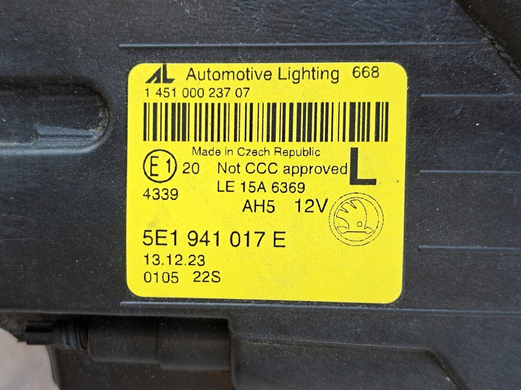 фото №8, Skoda octavia iii lift лампа лівий перед 5e1941017e