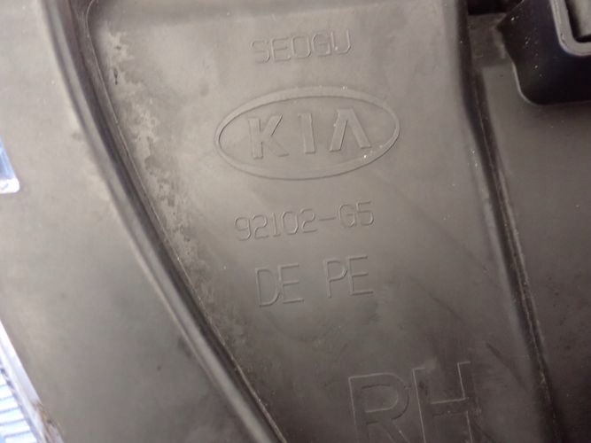 фото №6, Kia niro линза 16- фара правый лампа правая 92102-g5