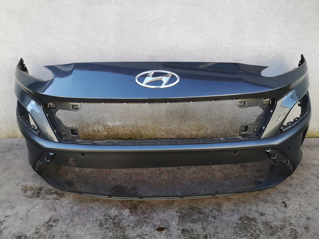 фото №1, Hyundai kona lift 20- 2020- бампер перед передній колір grafitowy