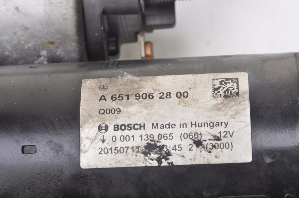 фото №2, Mercedes w172 r172 2.2 стартер a6519062800