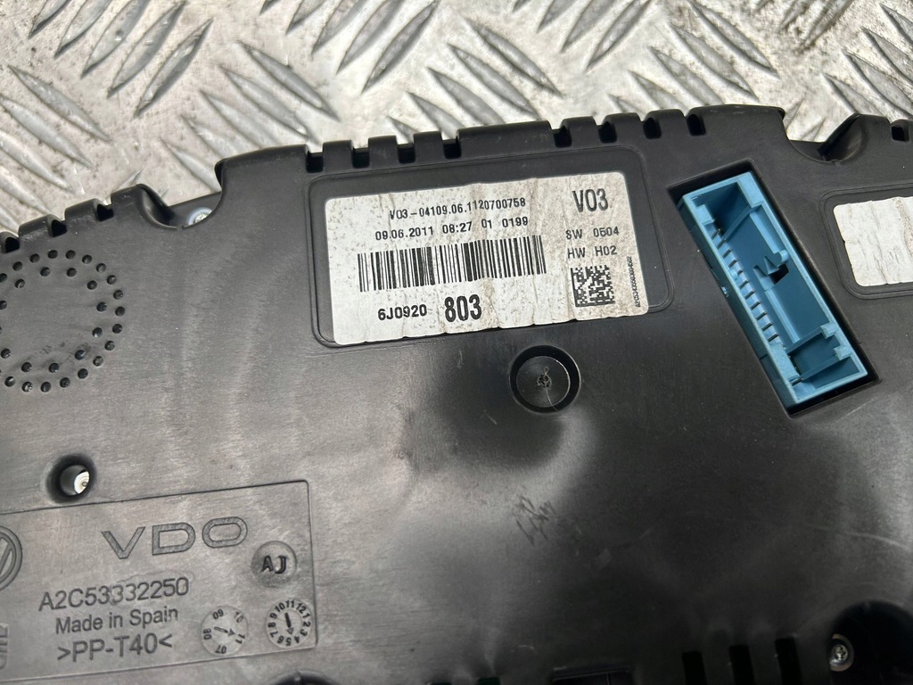 фото №5, Лічильник прилади europa seat ibiza iv 6j 6j0920803