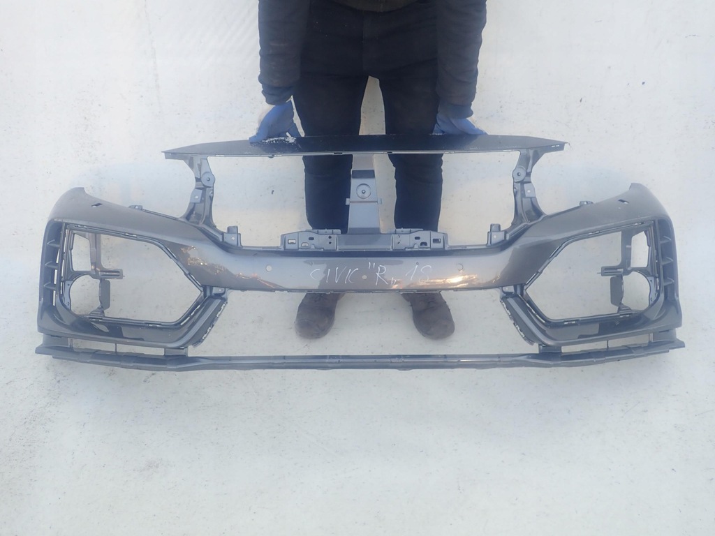 фото №2, Honda civic x type r 15- бампер перед sprysk