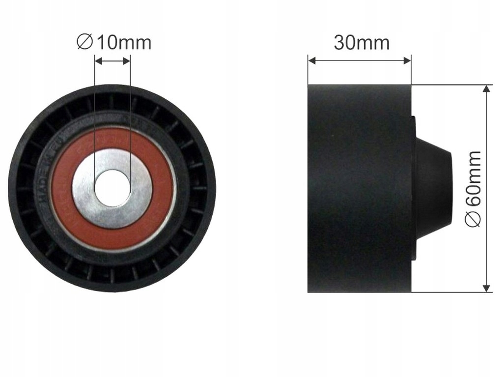 фото №1, Ролик натяжителя fiat fiorino qubo 1.4