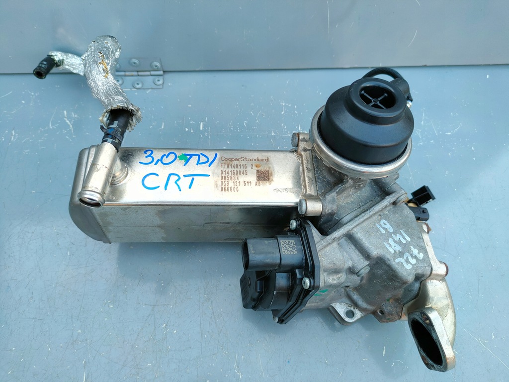 фото №2, Audi a4 8w b9 радіатор вихлопних газів egr радіатор клапан 3.0-tdi 059131511aj