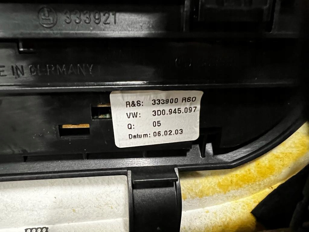 фото №5, Полка шторка электрическая phaeton 3d0945135