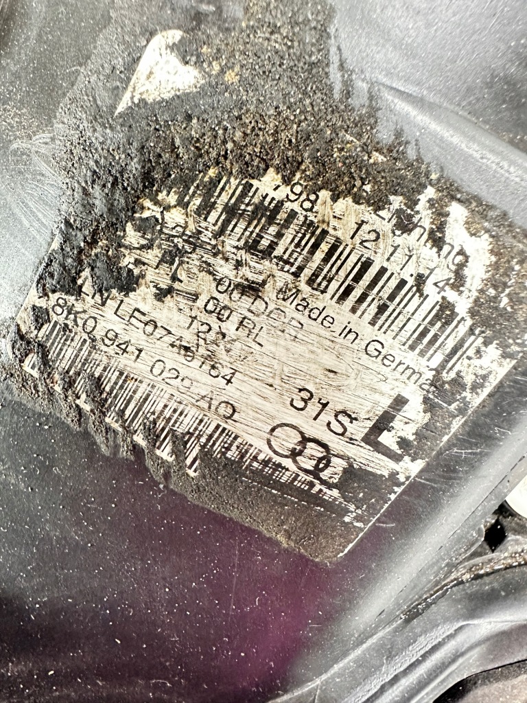 A4 8k audi ксенон led некорректируемый фара левая 8k0941029aq Недорого