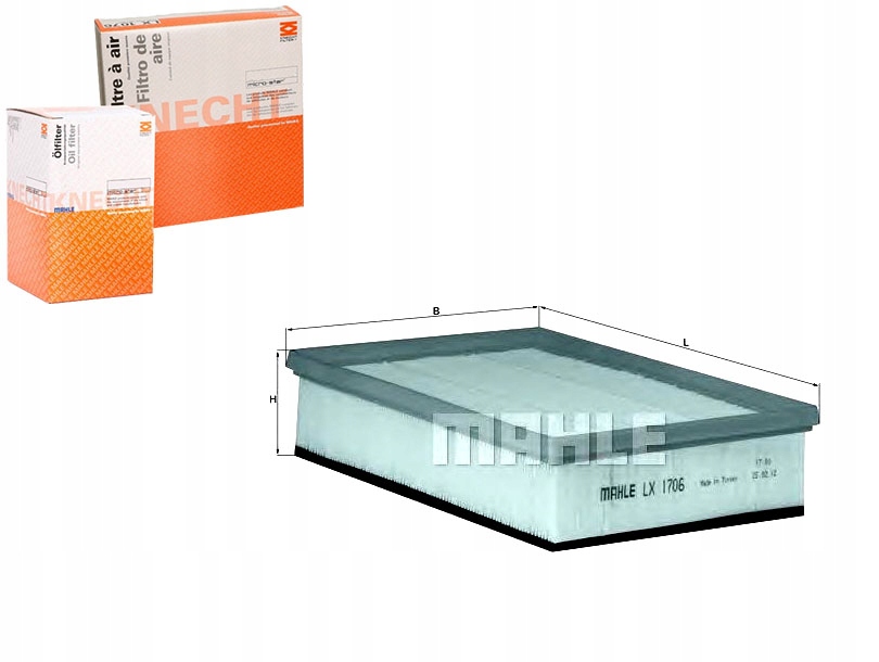 Купити Knecht фільтр повітря kne, lx 1706