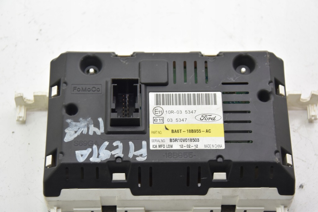 фото №4, Ford fiesta mk7 дисплей радио ba6t18b955ac