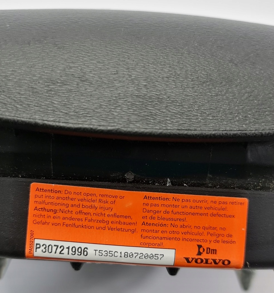 фото №6, Подушка подушка безопасности водителя volvo xc70 30721996