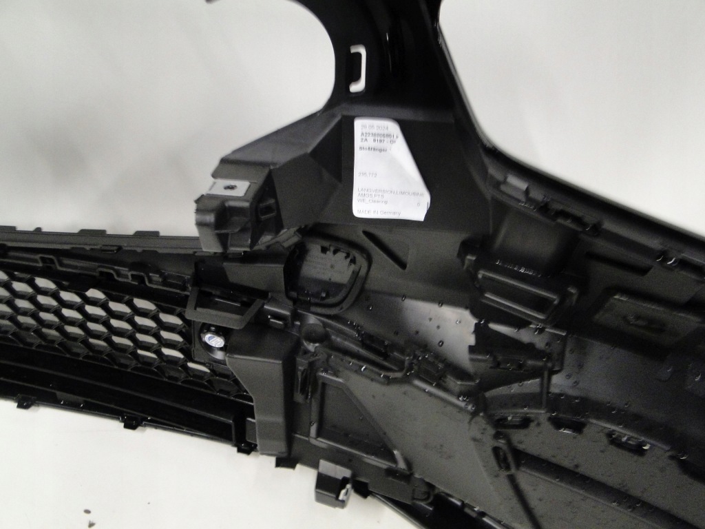 фото №16, Mercedes бампер передний amg na датчики pts 197 чёрный s klasa w223 223