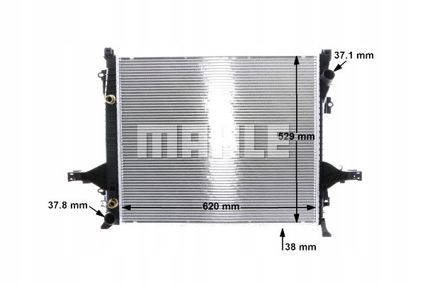 фото №9, Радиатор двигателя wody volvo xc90 i 2.4d-4.4 10.02-12.14 mahle