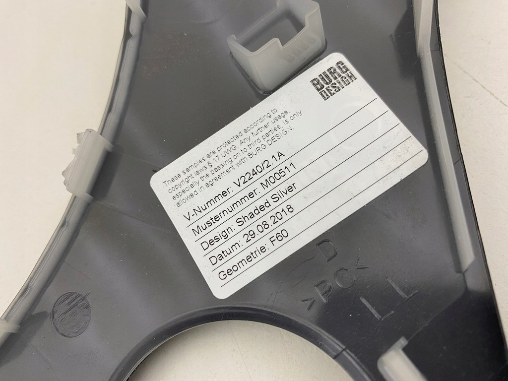 фото №5, Mini countryman f60 накладка молдинг dekor панелі консолі shaded silver