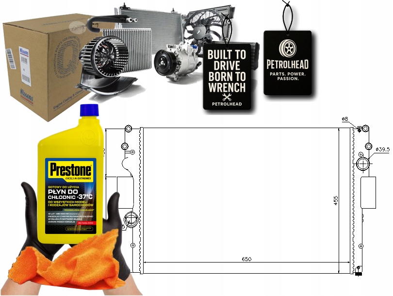 фото №1, Радіатор двигуна iveco daily iii daily iv daily v #petrolhead pro+ kit5